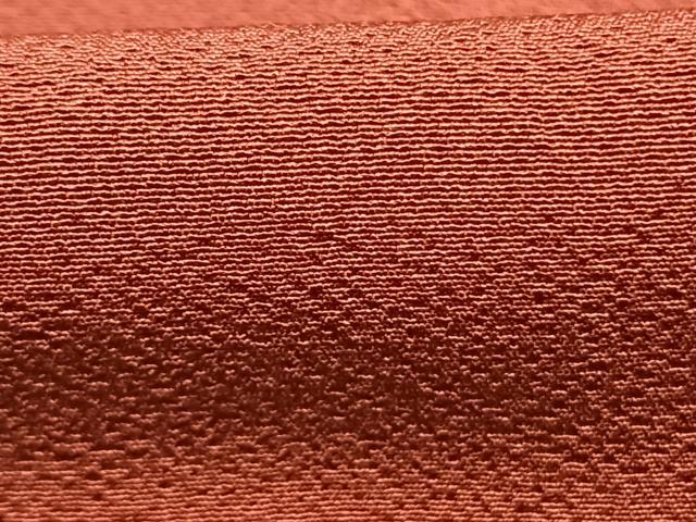 平和屋着物●本草木染作家　瑞寶　色無地　紅海老茶色　正絹　逸品　AABL3006fy