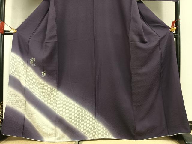 平和屋着物●訪問着　草花文　暈し染め　金彩　正絹　逸品　AABL3013fy