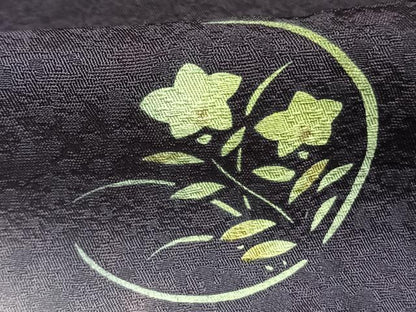 平和屋着物●訪問着　草花文　暈し染め　金彩　正絹　逸品　AABL3013fy