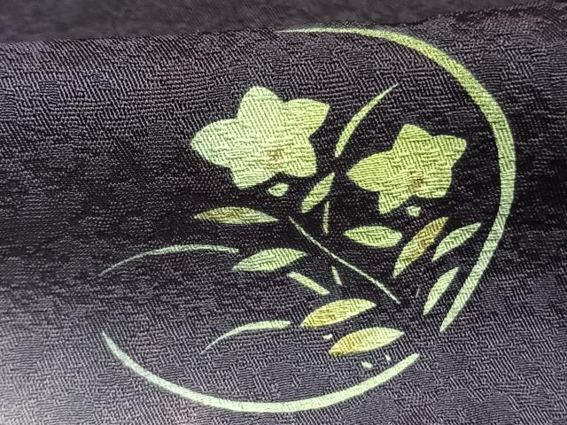 平和屋着物●訪問着　草花文　暈し染め　金彩　正絹　逸品　AABL3013fy