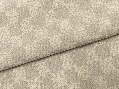 平和屋着物●上質な小紋　市松文様　正絹　逸品　AABL3015fy