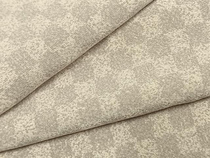 平和屋着物●上質な小紋　市松文様　正絹　逸品　AABL3015fy