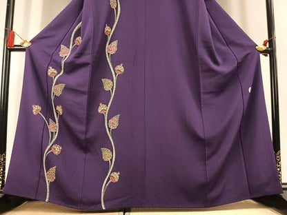 平和屋着物●訪問着　作家物　枝花文　金彩　正絹　逸品　AABL3032fy