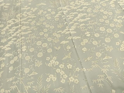 平和屋着物●訪問着　松竹梅　飛鳥文　正絹　逸品　AABL3051fy