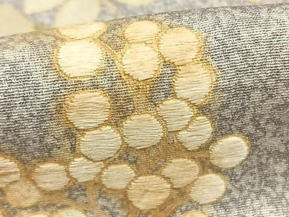 平和屋着物●訪問着　刺繍　枝花文　たたき染め　金彩　正絹　逸品　AABL3070fy