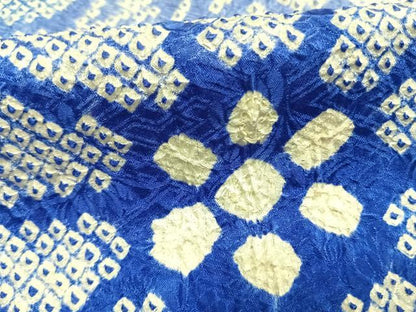 平和屋着物●豪華振袖　総絞り　舞花文　暈し染め　正絹　逸品　AABL3085fy