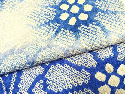 平和屋着物●豪華振袖　総絞り　舞花文　暈し染め　正絹　逸品　AABL3085fy