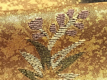 平和屋着物●訪問着　刺繍　花鳥文　暈し染め　金彩　正絹　逸品　AABL3089fy