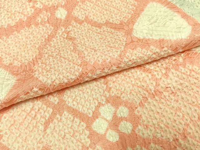 平和屋着物●豪華振袖　総絞り　舞花文　正絹　逸品　AABL3090fy
