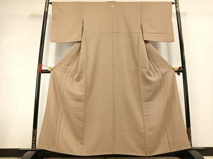 平和屋着物●江戸小紋　花菱文　正絹　逸品　AABL3094fy