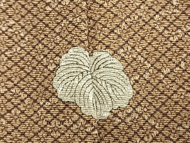 平和屋着物●江戸小紋　花菱文　正絹　逸品　AABL3094fy