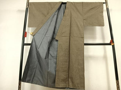 平和屋着物●男性　本場大島紬　アンサンブル　100亀甲　総詰め　正絹　逸品　未使用　AABL3106fy