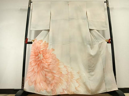 平和屋着物●豪華色留袖　舞花文　暈し染め　金彩　正絹　逸品　AABL3110fy