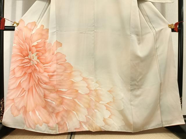平和屋着物●豪華色留袖　舞花文　暈し染め　金彩　正絹　逸品　AABL3110fy
