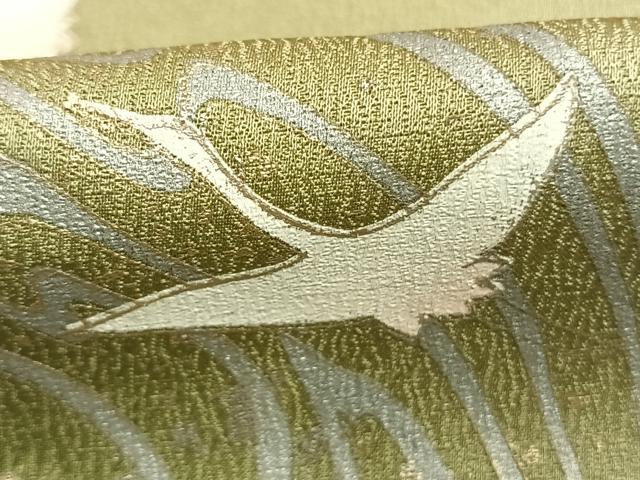 平和屋着物●訪問着　飛鳥枝松文　金銀彩　正絹　逸品　未使用　AABL3111fy
