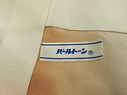 平和屋着物●上質な小紋　中国三大刺繍　スワトウ刺繍　汕頭刺繍　総刺繍　熨斗花文　正絹　逸品　未使用　AABL3119fy