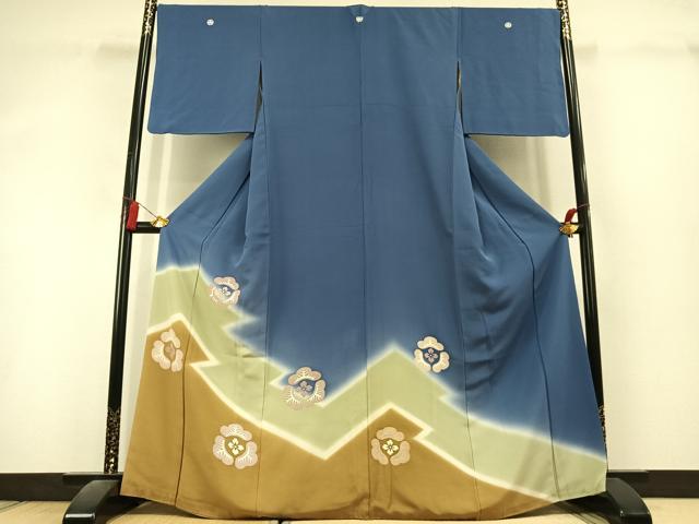 平和屋着物●豪華色留袖　吉祥花文　暈し染め　正絹　逸品　AABL3135fy