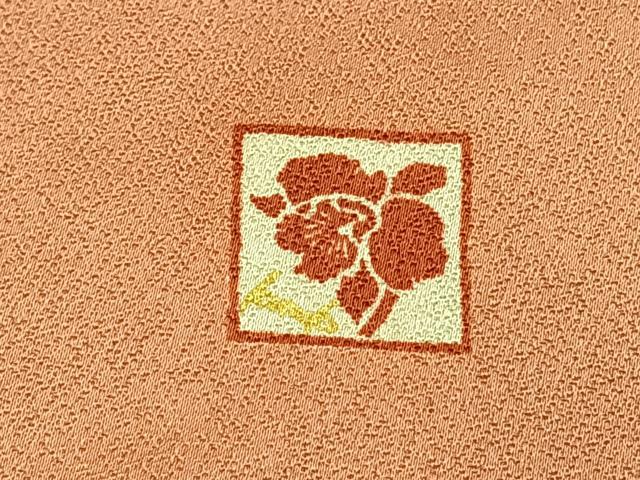 平和屋着物●女優・後藤久美子ブランド　振袖　駒刺繍　花蝶文　暈し染め　金銀彩　正絹　逸品　AABL3144fy
