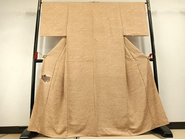 平和屋着物●色留訪問着　人物文　暈し染め　金銀彩　正絹　逸品　AABL3145fy