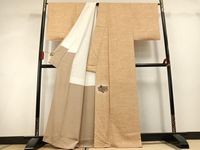 平和屋着物●色留訪問着　人物文　暈し染め　金銀彩　正絹　逸品　AABL3145fy