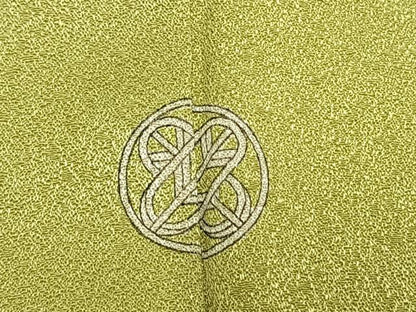 平和屋着物●訪問着　駒刺繍　草花文　金彩　西武百貨店扱い　正絹　逸品　AABL3154fy