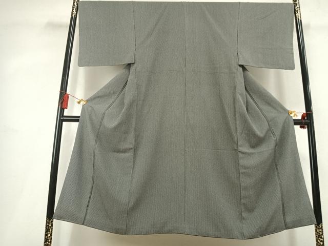 平和屋着物●男性　江戸小紋　縞　やまと誂製　正絹　逸品　AABL3167fy