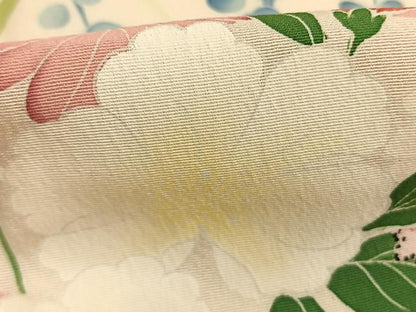 平和屋着物●訪問着　友禅　作家物　草花文　そごう百貨店扱い　正絹　逸品　AABL3169fy