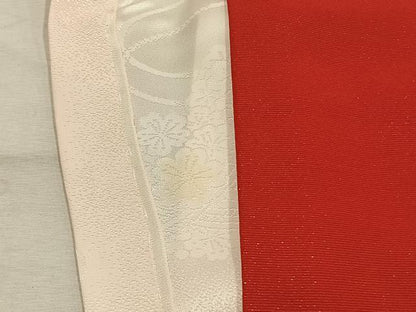 平和屋着物●豪華振袖　幾何学文様　金銀彩　銀通し地　正絹　逸品　AABL3172fy