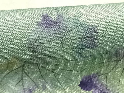 平和屋着物●訪問着　作家物　風景文　暈し染め　正絹　逸品　AABL3178fy