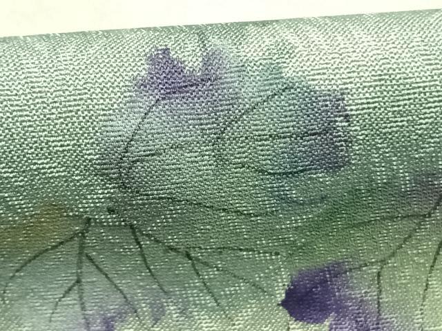 平和屋着物●訪問着　作家物　風景文　暈し染め　正絹　逸品　AABL3178fy