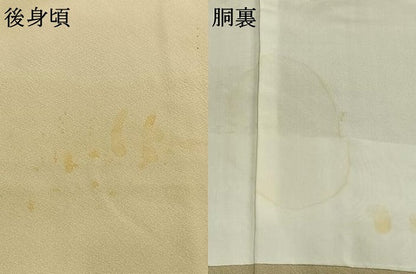 平和屋着物●訪問着　中国三大刺繍　スワトウ刺繍　汕頭刺繍　総刺繍　花鳥文　正絹　逸品　AABL3189fy
