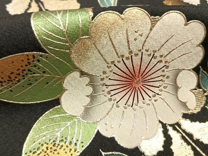 平和屋着物●豪華振袖　辻が花　暈し染め　金銀彩　正絹　逸品　AABL3191fy