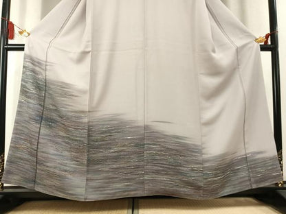 平和屋着物●豪華色留袖　霞文　暈し染め　正絹　逸品　AABL3192fy