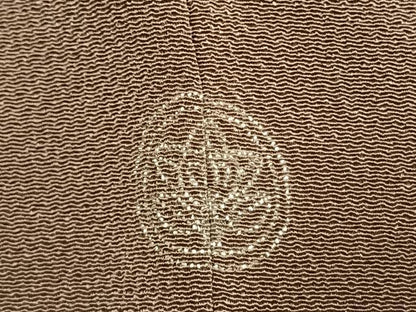 平和屋着物●訪問着　総刺繍　駒刺繍　竹　梅　暈し染め　鬼しぼ縮緬　正絹　逸品　AABL3205fy