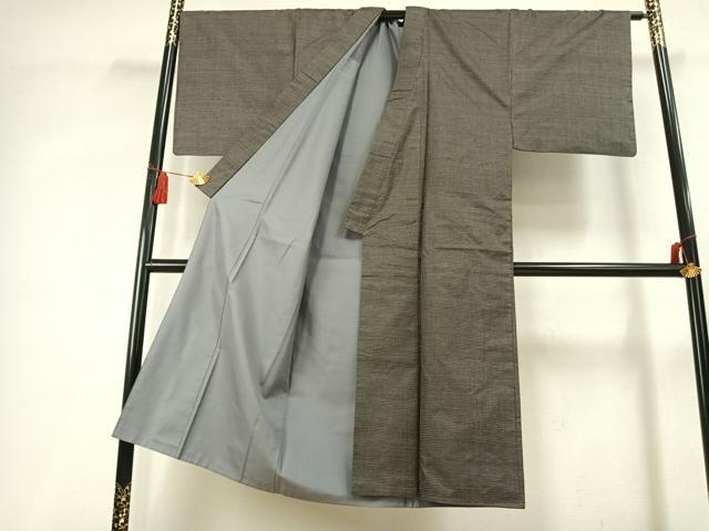 平和屋着物●男性　本場大島紬　アンサンブル　手織　100亀甲　総詰め　村田満作　証紙付き　正絹　逸品　AABL3215fy