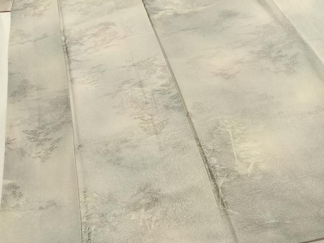 平和屋着物●上質な小紋　樹林地紋　暈し染め　正絹　逸品　AABL3218fy