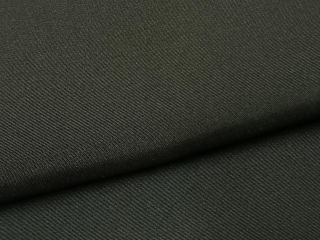 平和屋着物●男性　黒紋付　羽織セット　正絹　逸品　AABL3223fy