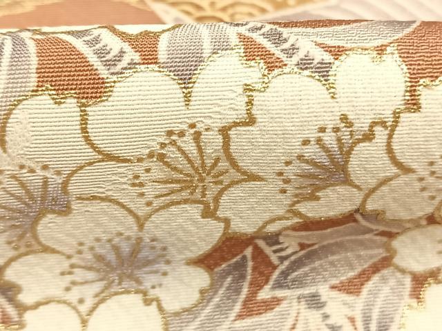 平和屋着物●訪問着　松竹梅　御所車花文　金彩　正絹　逸品　AABL3230fy