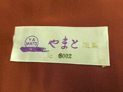 平和屋着物●本場大島紬　舞蝶文　やまと誂製　正絹　逸品　未使用　AABL3239fy
