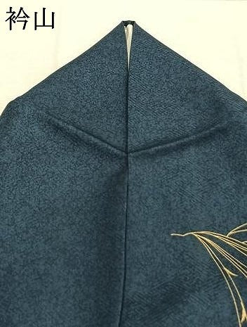 平和屋着物●訪問着　刺繍　地紙花文　暈し染め　金糸　金彩　三越扱い　正絹　逸品　AABL3254fy