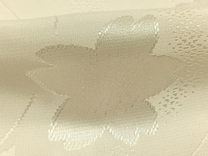 平和屋着物●振袖用長襦袢　無双仕立て　舞桜地紋　暈し染め　半衿刺繍　正絹　逸品　AABL3261fy
