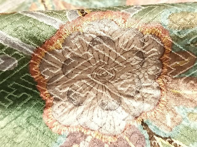 平和屋着物●訪問着　絞り　辻が花　暈し染め　金彩　正絹　逸品　AABL3262fy