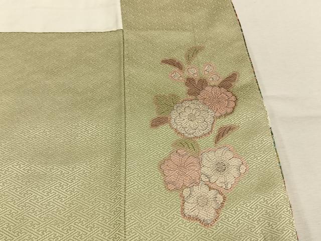 平和屋着物●訪問着　絞り　辻が花　暈し染め　金彩　正絹　逸品　AABL3262fy