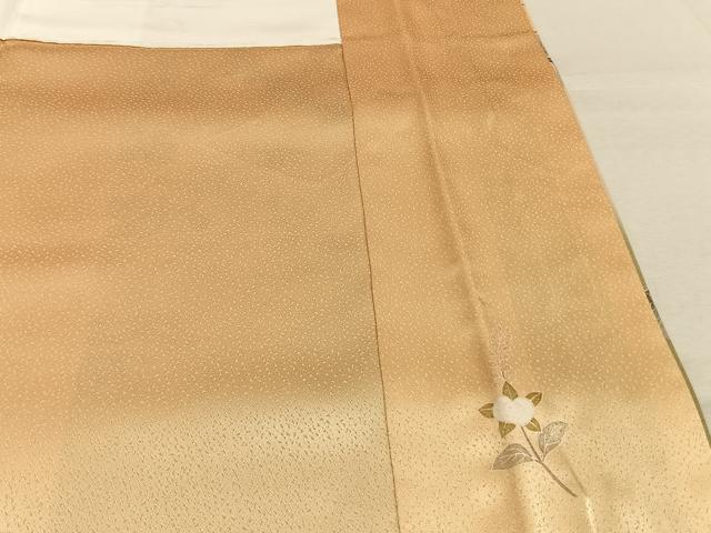 平和屋着物●訪問着　駒刺繍　熨斗花文　暈し染め　金彩　正絹　逸品　AABL3275fy
