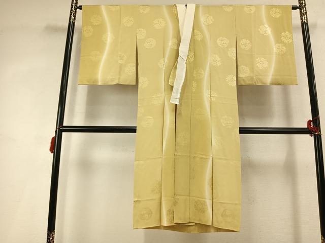 平和屋着物●長襦袢　無双仕立て　草花地紋　暈し染め　やまと誂製　正絹　逸品　AABL3280fy