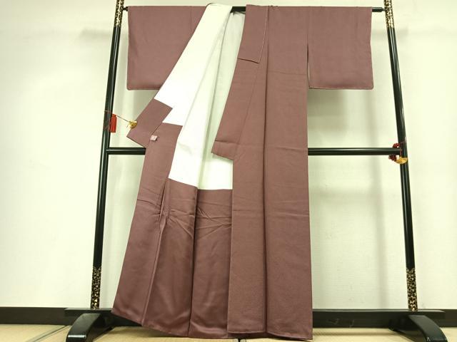 平和屋着物●江戸小紋　鮫小紋柄　正絹　逸品　未使用　AABL3296fy