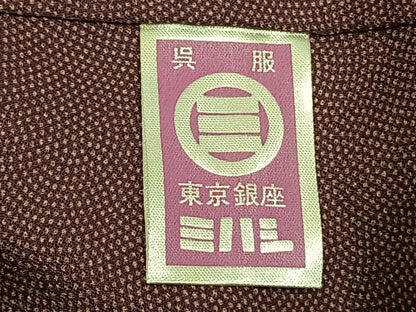 平和屋着物●江戸小紋　鮫小紋柄　正絹　逸品　未使用　AABL3296fy