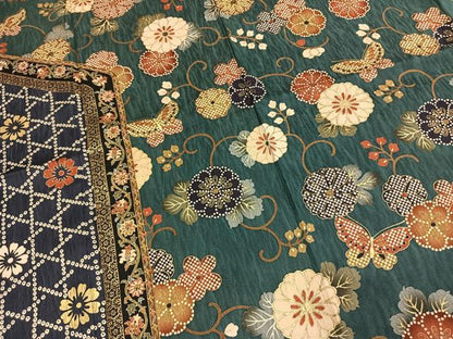 平和屋着物●訪問着　花蝶文　金彩　まるやま扱い　正絹　逸品　未使用　AABL3298fy