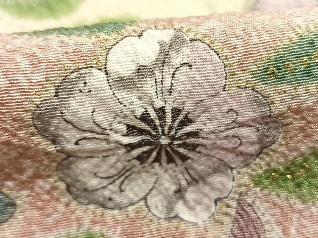 平和屋着物●訪問着　絞り　辻が花　暈し染め　金銀彩　さが美扱い　正絹　逸品　未使用　AABL3302fy