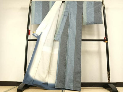 平和屋着物●本場大島紬　花間道　やまと誂製　正絹　逸品　AABL3308fy
